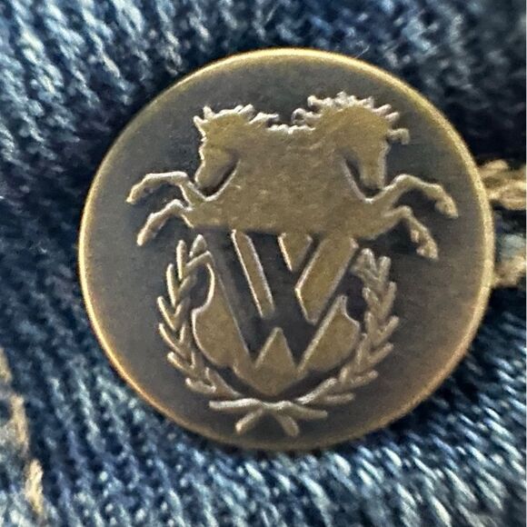 Wildfox NWOT Size 28 Baggy Crop Jean Da Vinci Distressed Paint splatter Cotton - Picture 8 of 16